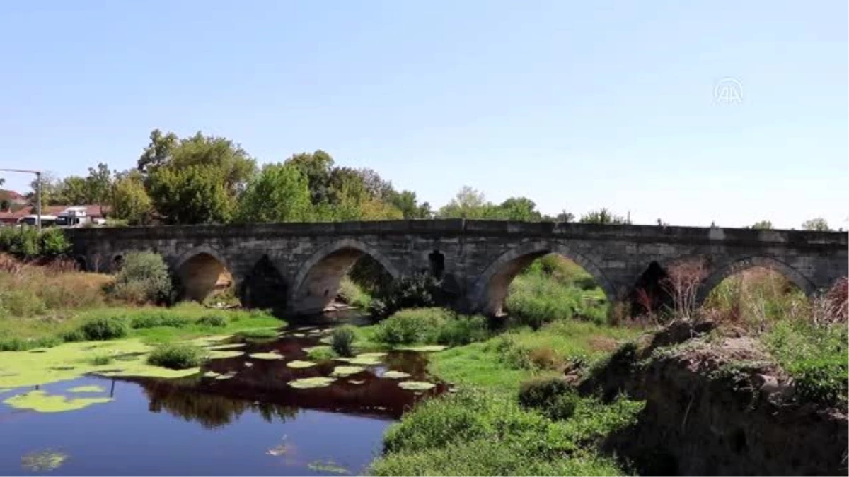 Koca Sinan\'ın eseri 450 yıllık taş köprü araç trafiğine kapanacak