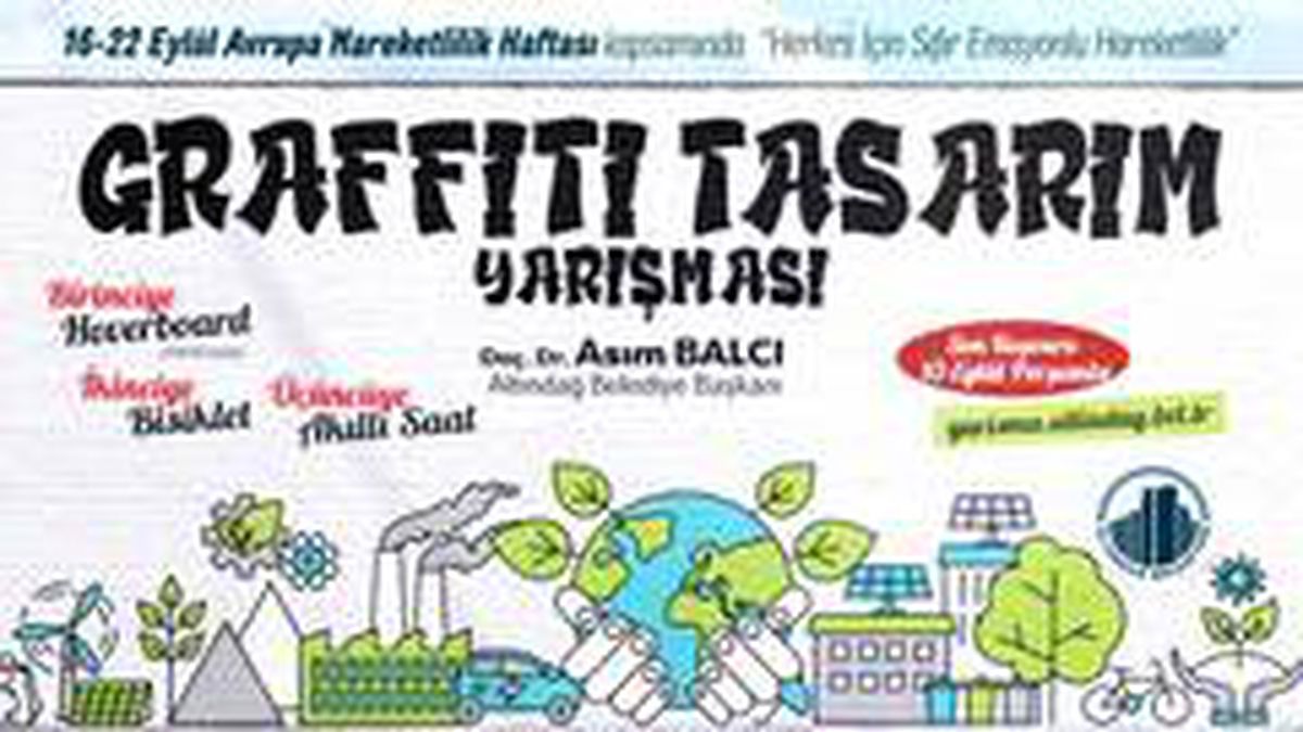 Ödüllü graffiti tasarım yarışması başlıyor