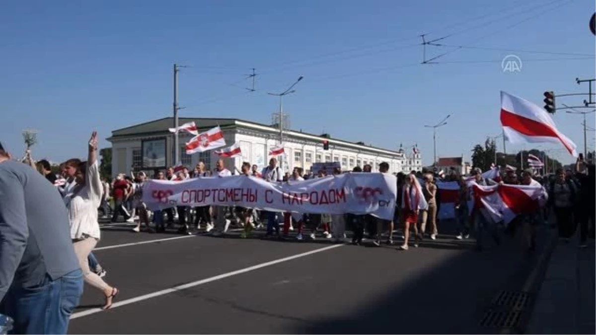 Belarus\'ta hükümete yönelik protestolar 22. gününde