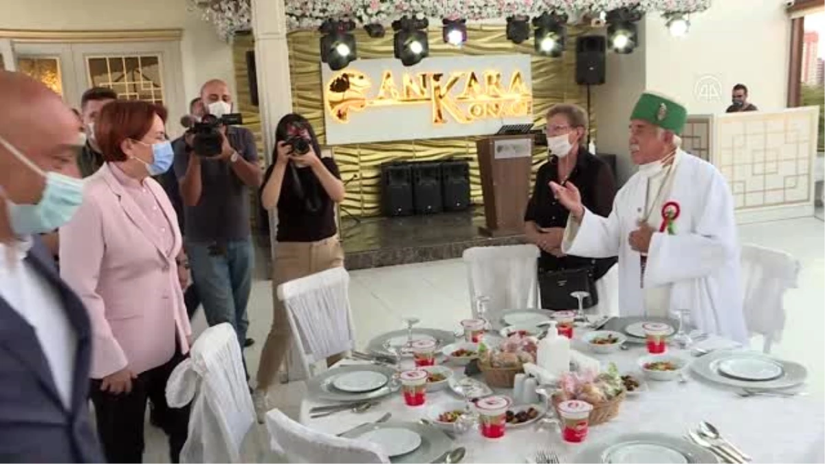 İYİ Parti Genel Başkanı Akşener muharrem ayı iftarına katıldı