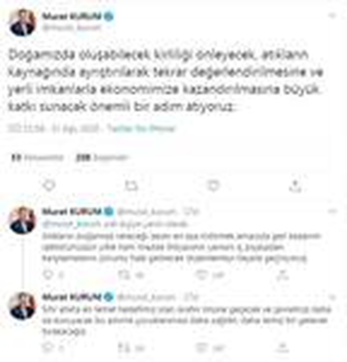 Son dakika haberleri | Bakan Kurum: Geri kazanım sektörü, ham madde ihtiyacının yarısının iç piyasadan karşılayacak