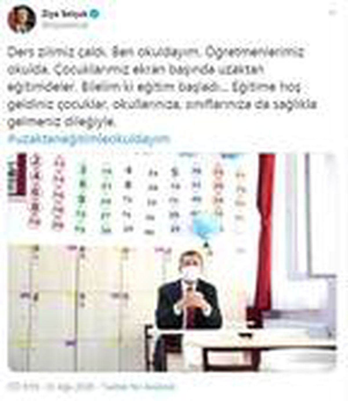 Bakan Selçuk, ilk ders zilini çaldı