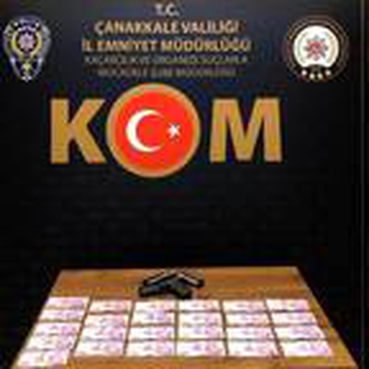 Çanakkale uyuşturucu ve kalpazan operasyonu: 2 gözaltı