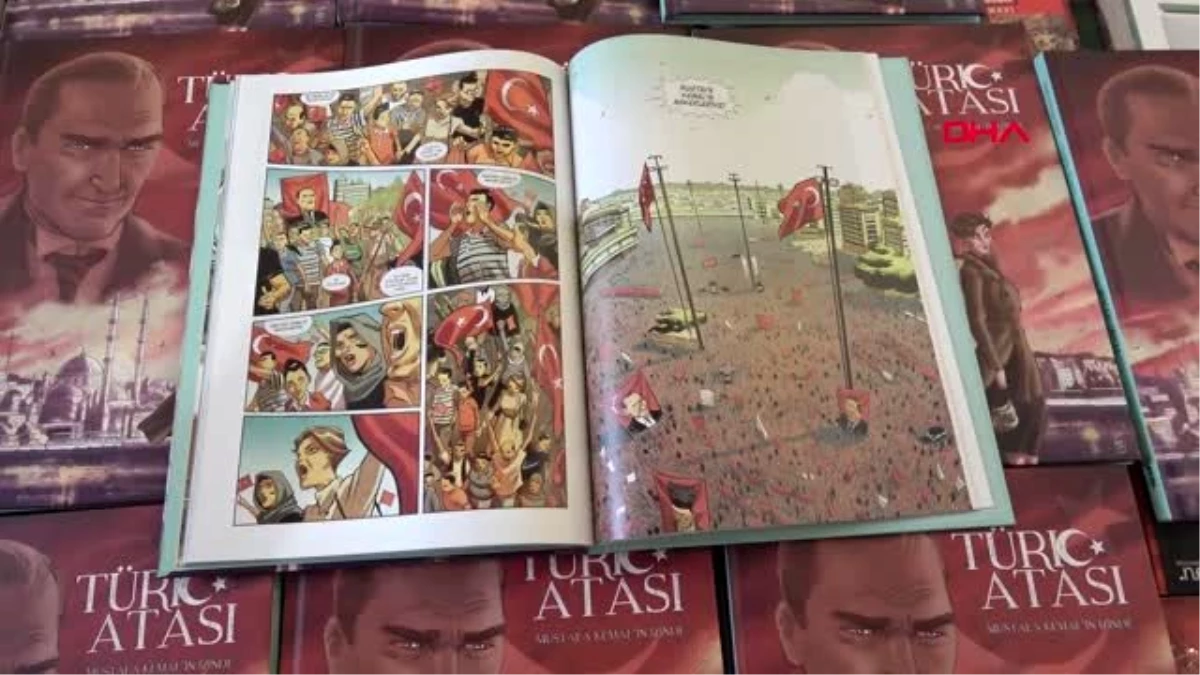 Fransız yazarın Atatürk hakkındaki çizgi romanı Türkçe\'ye çevrildi