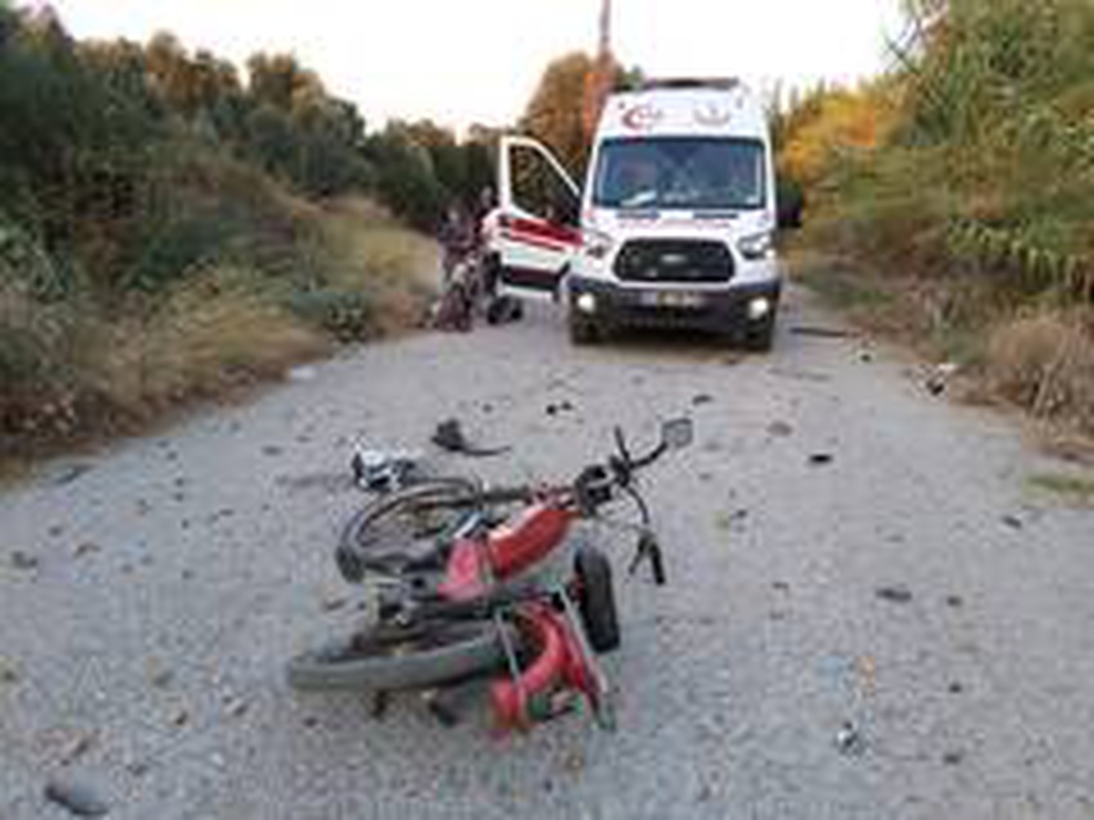 Motosiklet sürücüsü, kazada hayatını kaybetti