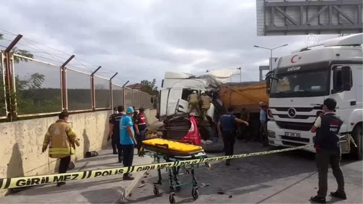 Şile otoyolunda trafik kazası: 1 yaralı (2)