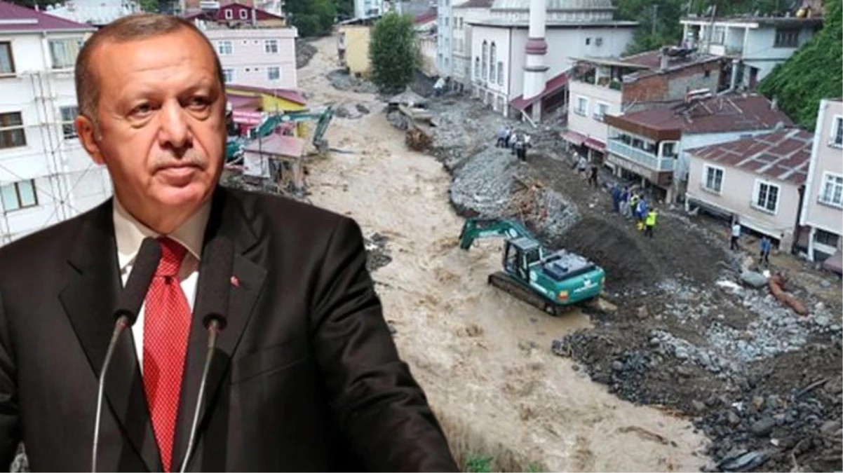 Son Dakika: Cumhurbaşkanı Erdoğan\'dan Giresun\'daki selden etkilenen esnafa hibe ve faizsiz kredi müjdesi