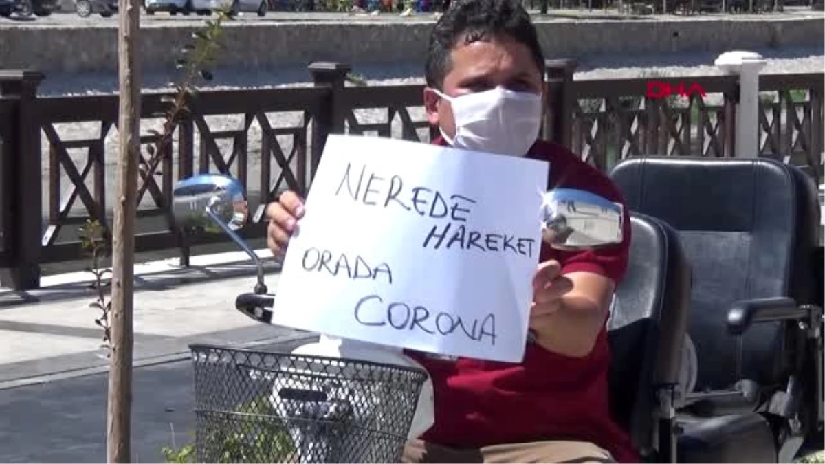 Son dakika haber... TOKAT Koronavirüs tedbirlerini hiçe sayanları protesto ettiler