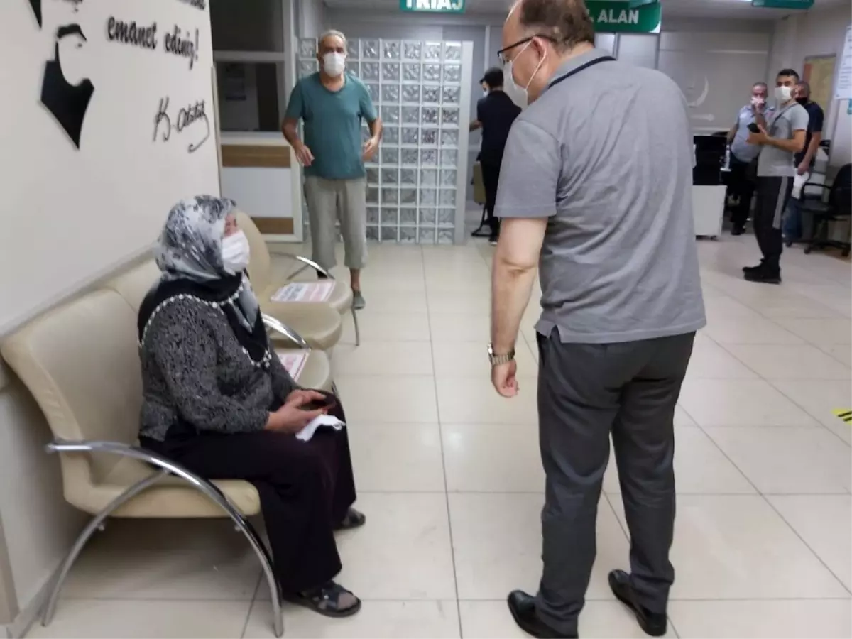 Zonguldak Valisi tebdili kıyafetle hastaneleri denetledi