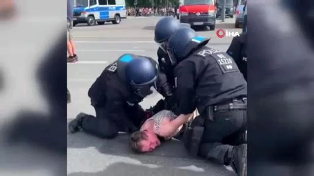 Son dakika haberi... Alman polisinin yaşlı kadına şiddeti tepki çekti