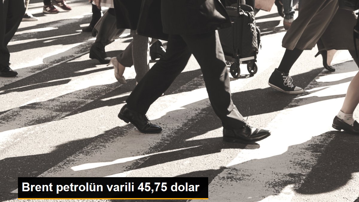 Brent petrolün varili 45,75 dolar