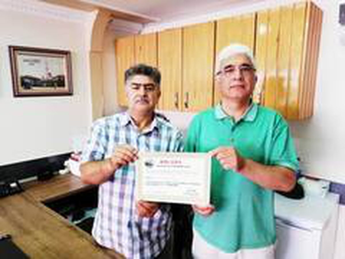 İHA muhabirine teşekkür belgesi