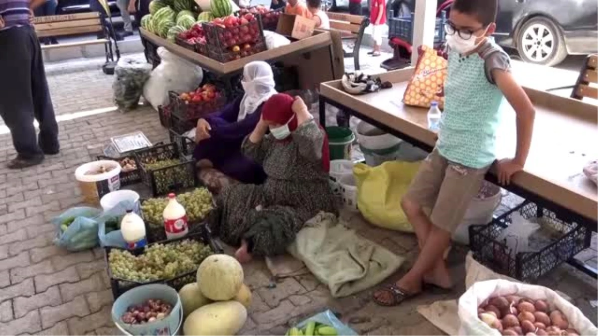 Midyat\'ta köy ürünleri pazarı açıldı