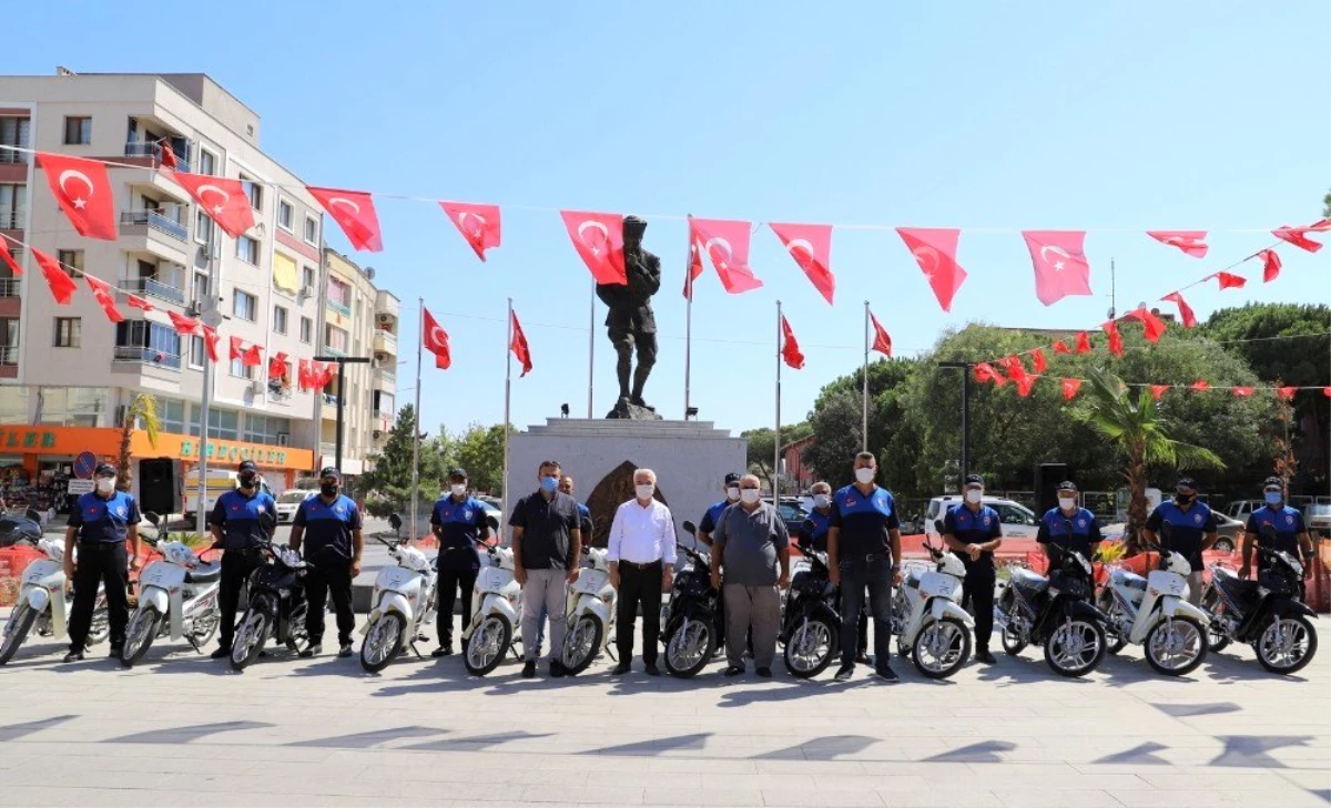 Saruhanlı Belediyesinden Çiftçi Malları Koruma\'ya motosiklet desteği