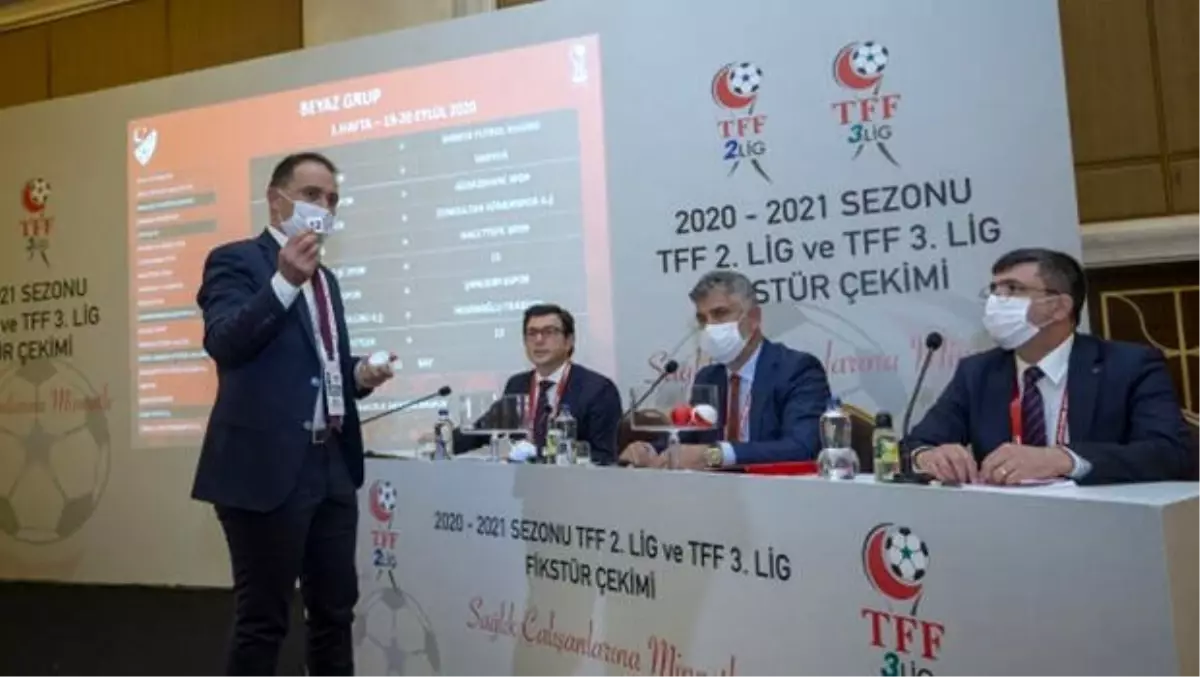 TFF 2. Lig ve TFF 3. Lig\'de fikstür çekildi