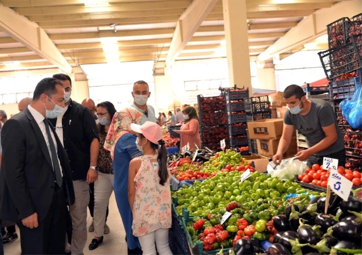 Vali Şentürk\'ten kapalı pazarda "maske, mesafe, hijyen" uyarısı