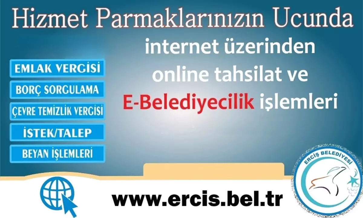 Erciş Belediyesi online ödeme sistemine geçti