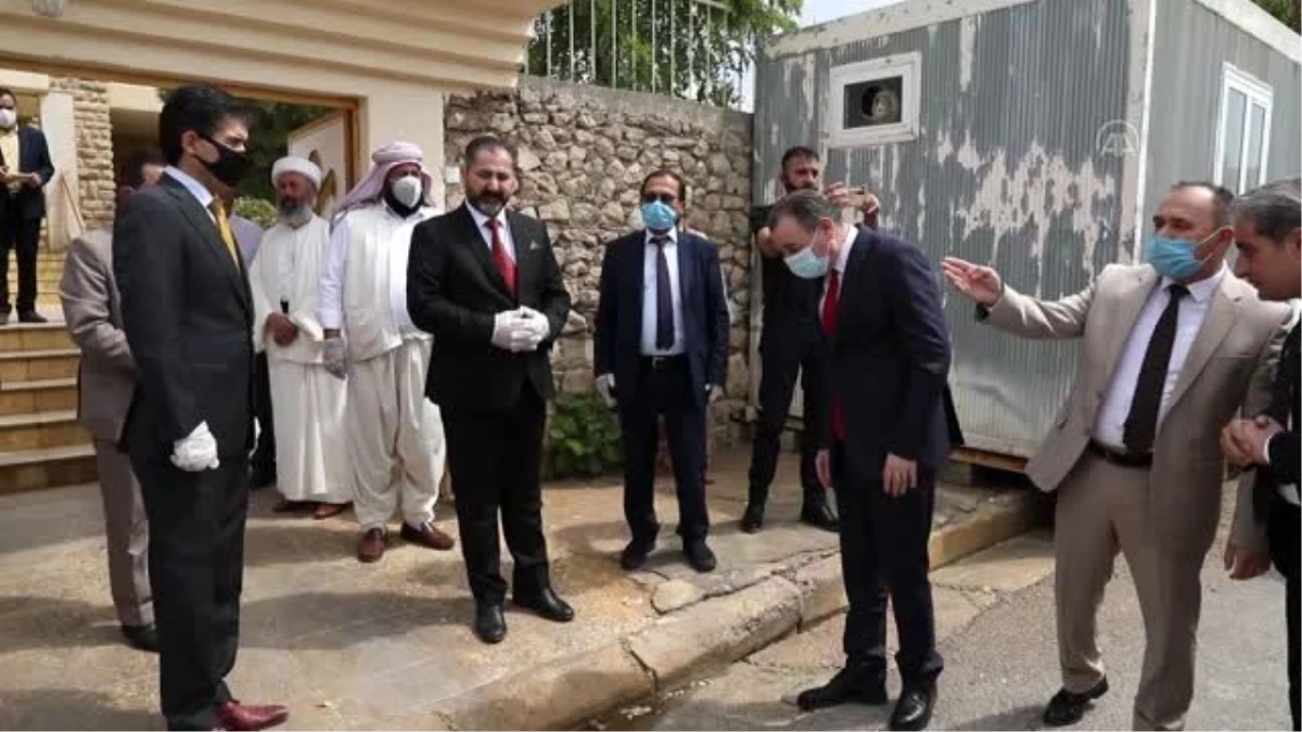 IKBY\'deki Türk heyeti Ezidilerin tapınağı Laleş\'i ziyaret etti
