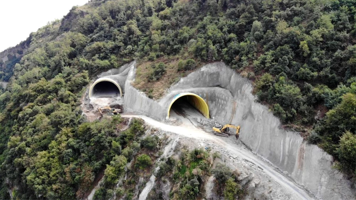 Trabzon\'da Boztepe Tüneli\'nin yapımı sürüyor