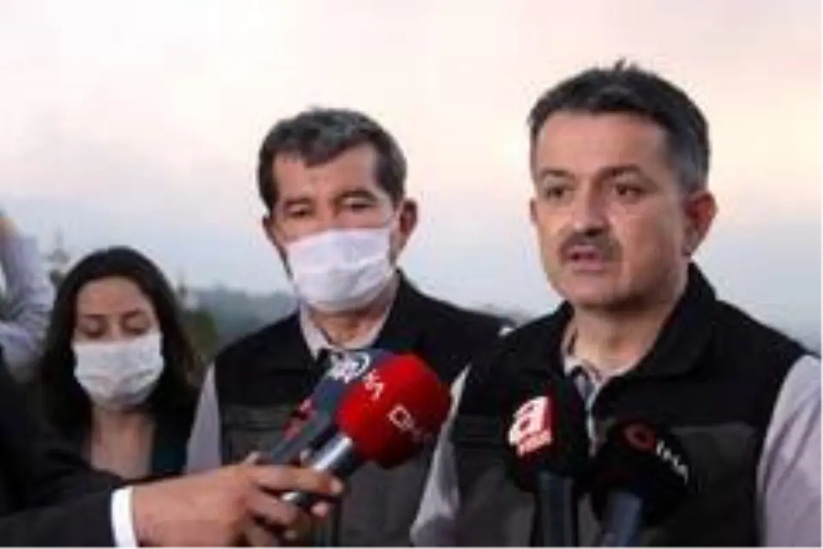 Bakan Pakdemirli: "Nemin az olmasından dolayı bütün ormanlarımız çıra gibi"
