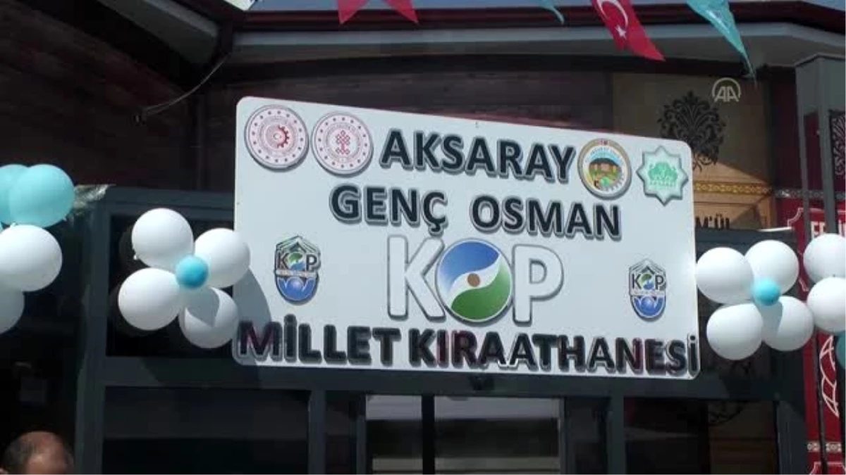 Son Dakika | Kültür ve Turizm Bakan Yardımcısı Yavuz, Aksaray\'daki millet kıraathanesinin açılış törenine katıldı