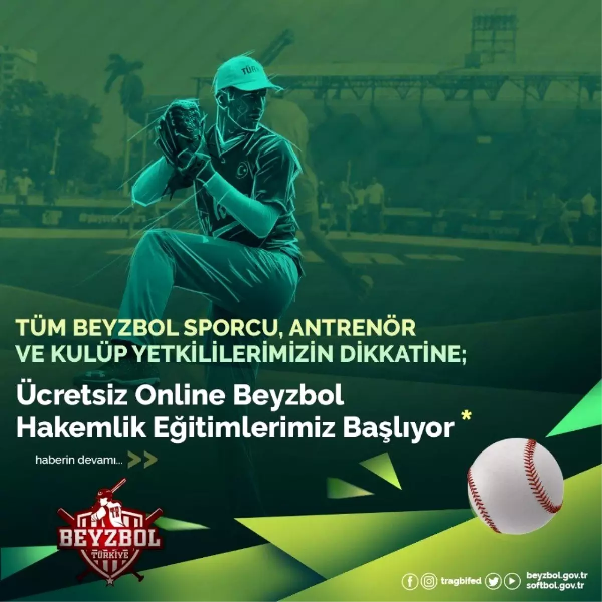 Ücretsiz Softbol-Beyzbol hakem eğitimleri devam ediyor