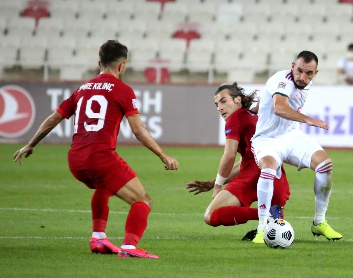 UEFA Uluslar Ligi: Türkiye : 0 Macaristan: 0 (İlk yarı)
