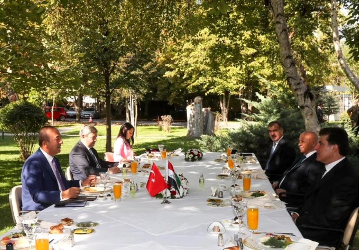 Son dakika haberi! Dışişleri Bakanı Çavuşoğlu, IKBY Başkanı Neçirvan Barzani ve beraberindeki heyet ile görüştü.