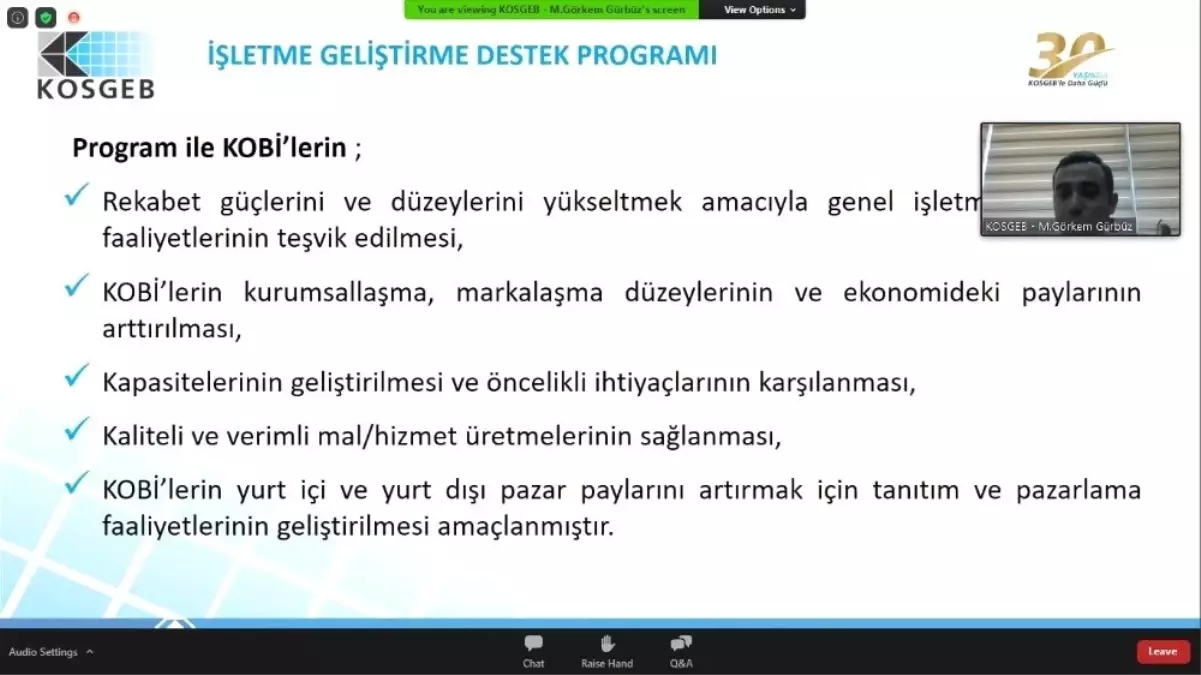 TETSİAD\'ın düzenlediği \'KOSGEB Destekleri Paneli\'büyük ilgi gördü