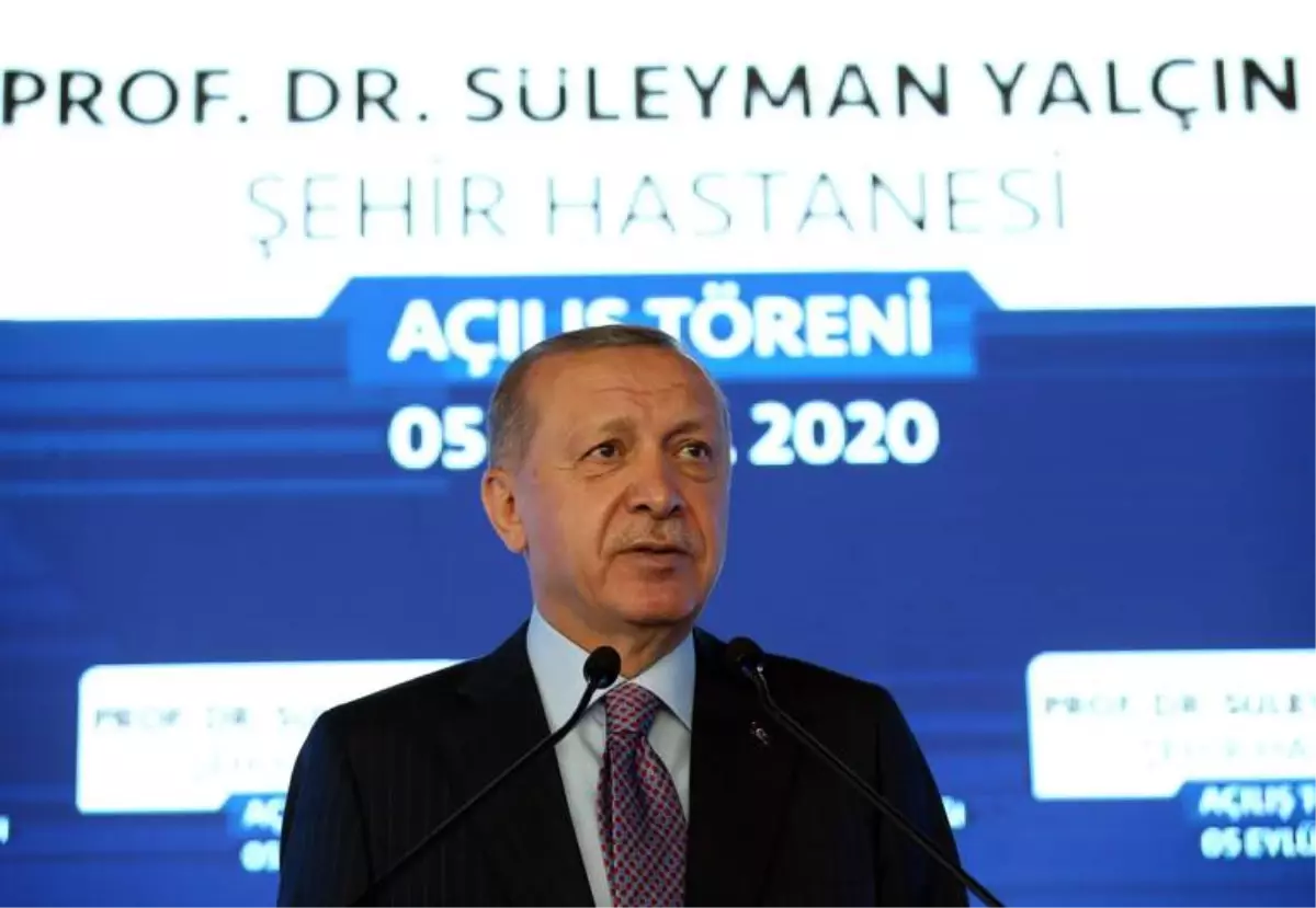 Cumhurbaşkanı Erdoğan, Göztepe Prof. Dr. Süleyman Yalçın Şehir Hastanesi\'nin açılışını yapıyor