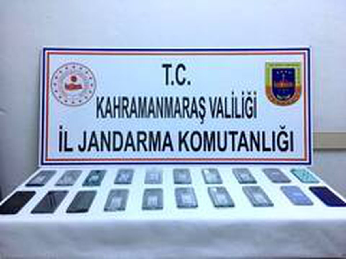 Kahramanmaraş\'ta kaçak telefon operasyonu: 1 gözaltı
