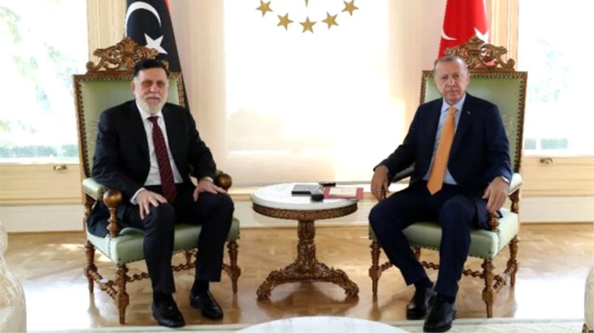 Cumhurbaşkanı Erdoğan, Fayiz Es-Serrac\'ı kabul etti