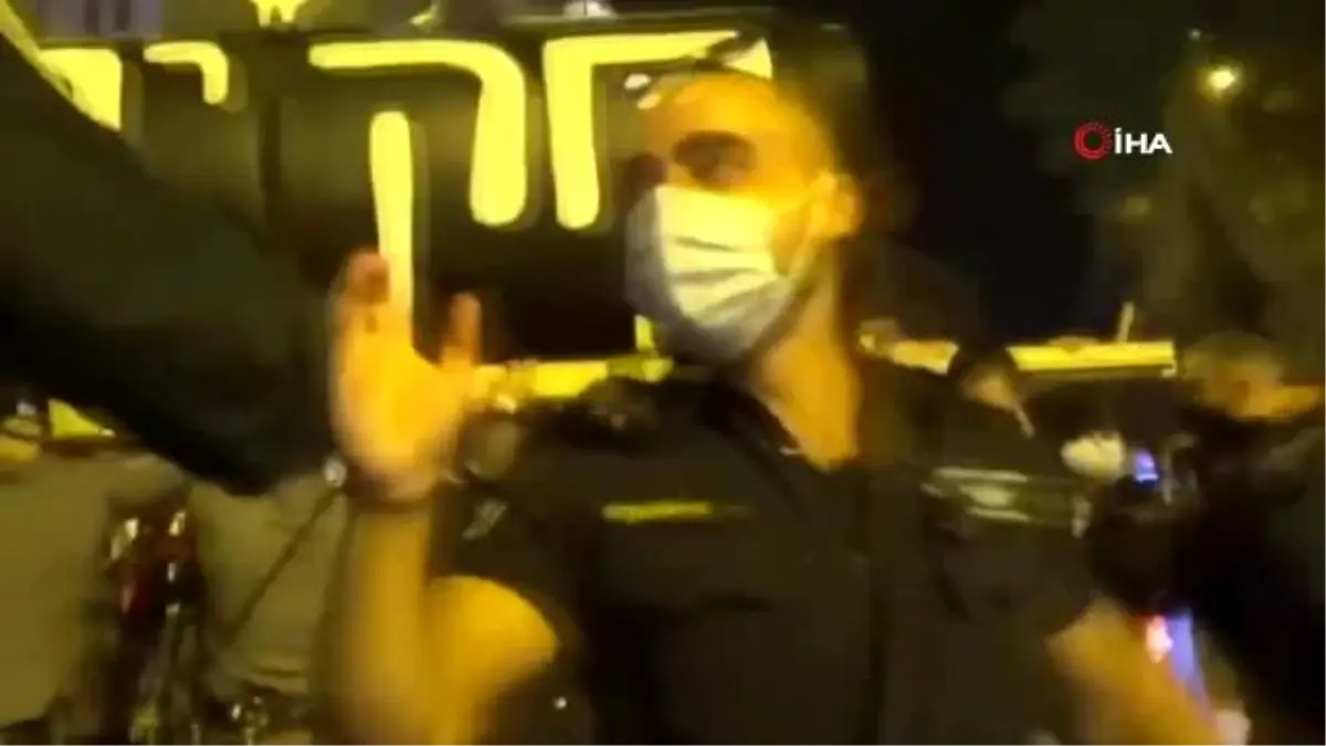 İsrail polisi ile protestocular arasında çatışma