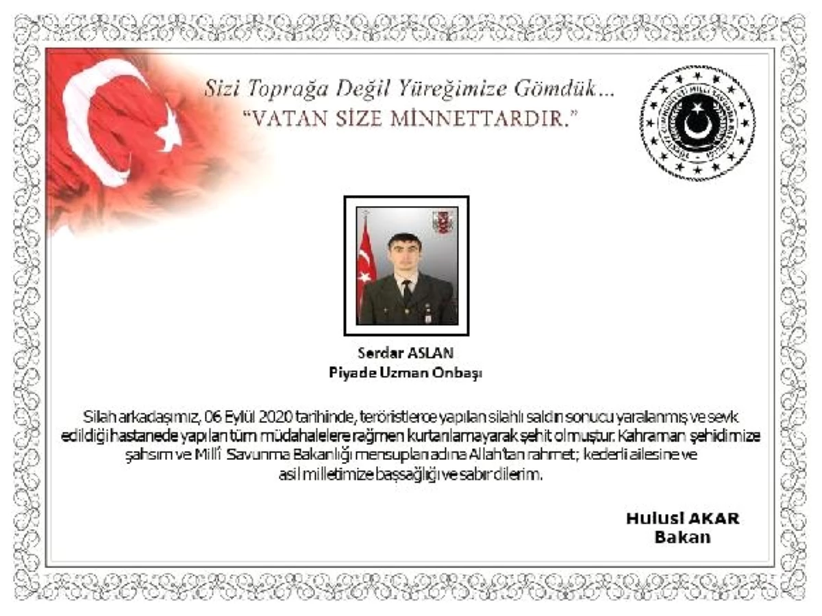 MSB: İdlib\'de 1 asker şehit oldu