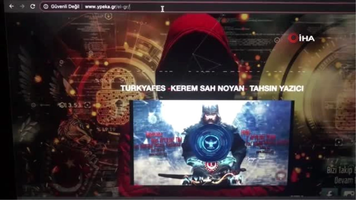 Türk hackerlar Yunanistan Çevre ve Enerji Bakanlığının sitesini hackledi