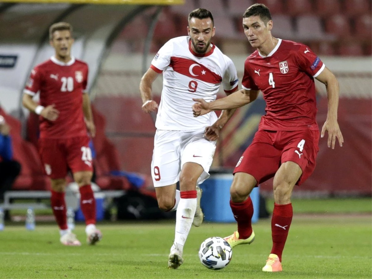 UEFA Uluslar Ligi: Sırbistan: 0 Türkiye: 0 (İlk yarı)