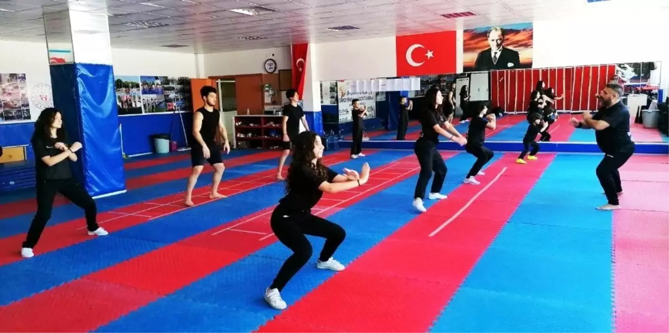 Yunusemreli sporcular antrenmanlarını aksatmıyor