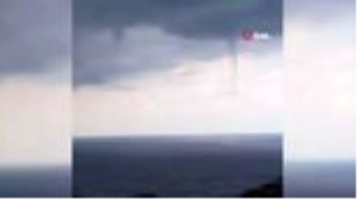 Son dakika haberleri! Zonguldak\'ta çıkan hortum kamerada