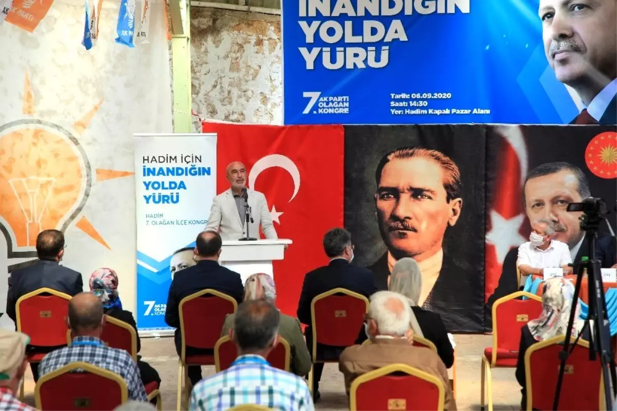 AK Parti Hadim İlçe Başkanlığı 7. Olağan Kongresi yapıldı