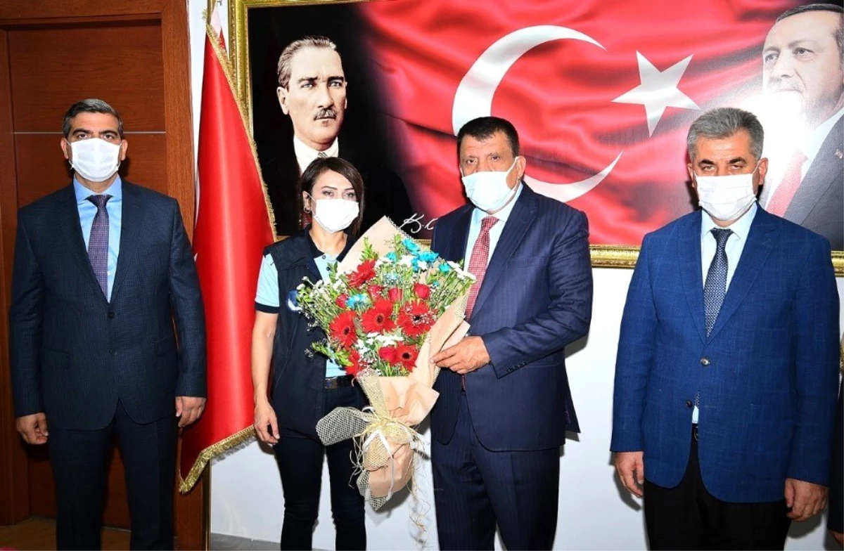 Başkan Gürkan\'da zabıtalara övgü