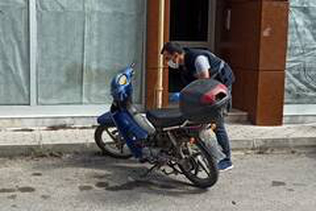 Çalıntı motosiklet terk edilmiş halde bulundu