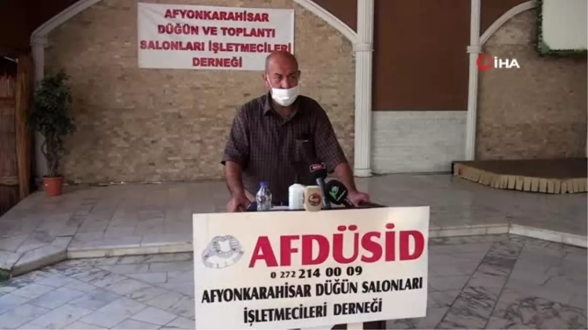 Düğün salonu işletmecileri mağduriyetlerinin giderilmesini istiyor