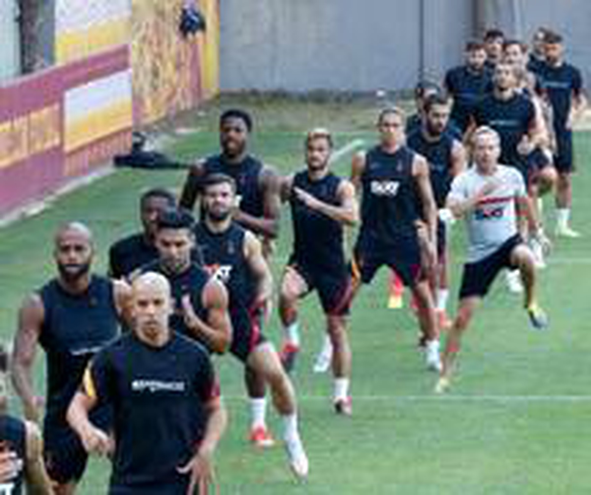 Galatasaray, Gaziantep FK maçı hazırlıklarını çift antrenmanla sürdürdü