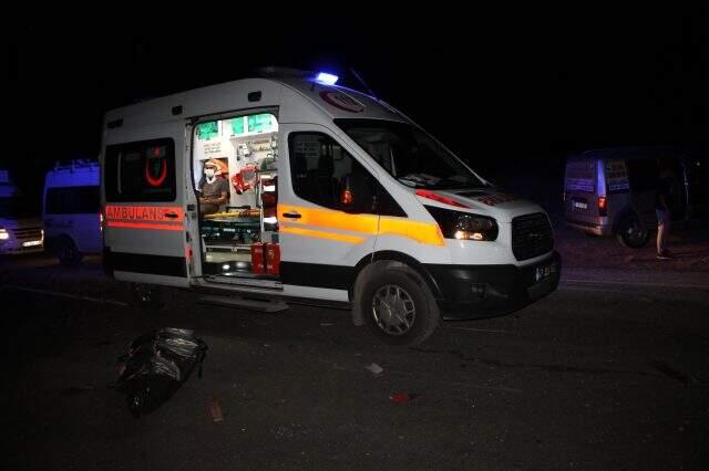 The first images come from the traffic accident in which 6 people lost their lives in Mardin