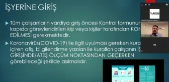 AOSB Akademi'de 'İş yerlerinde Covid-19 Yönetimi' eğitimi