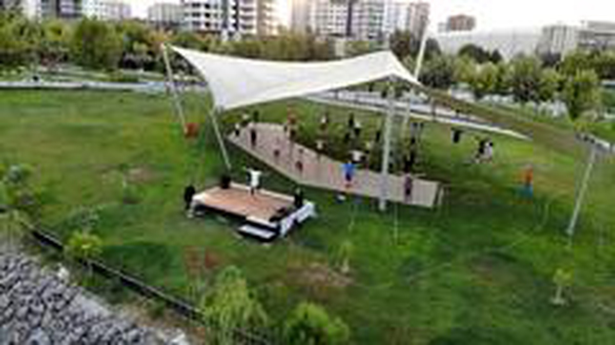 Atatürk Kent Park\'ta spor etkinliği