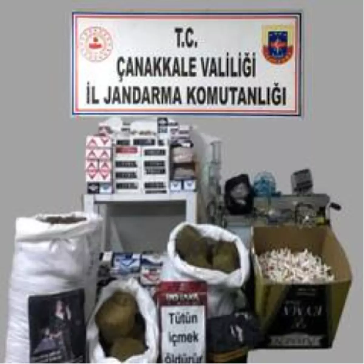 Son dakika haberleri | Çanakkale\'de kaçak tütün operasyonu