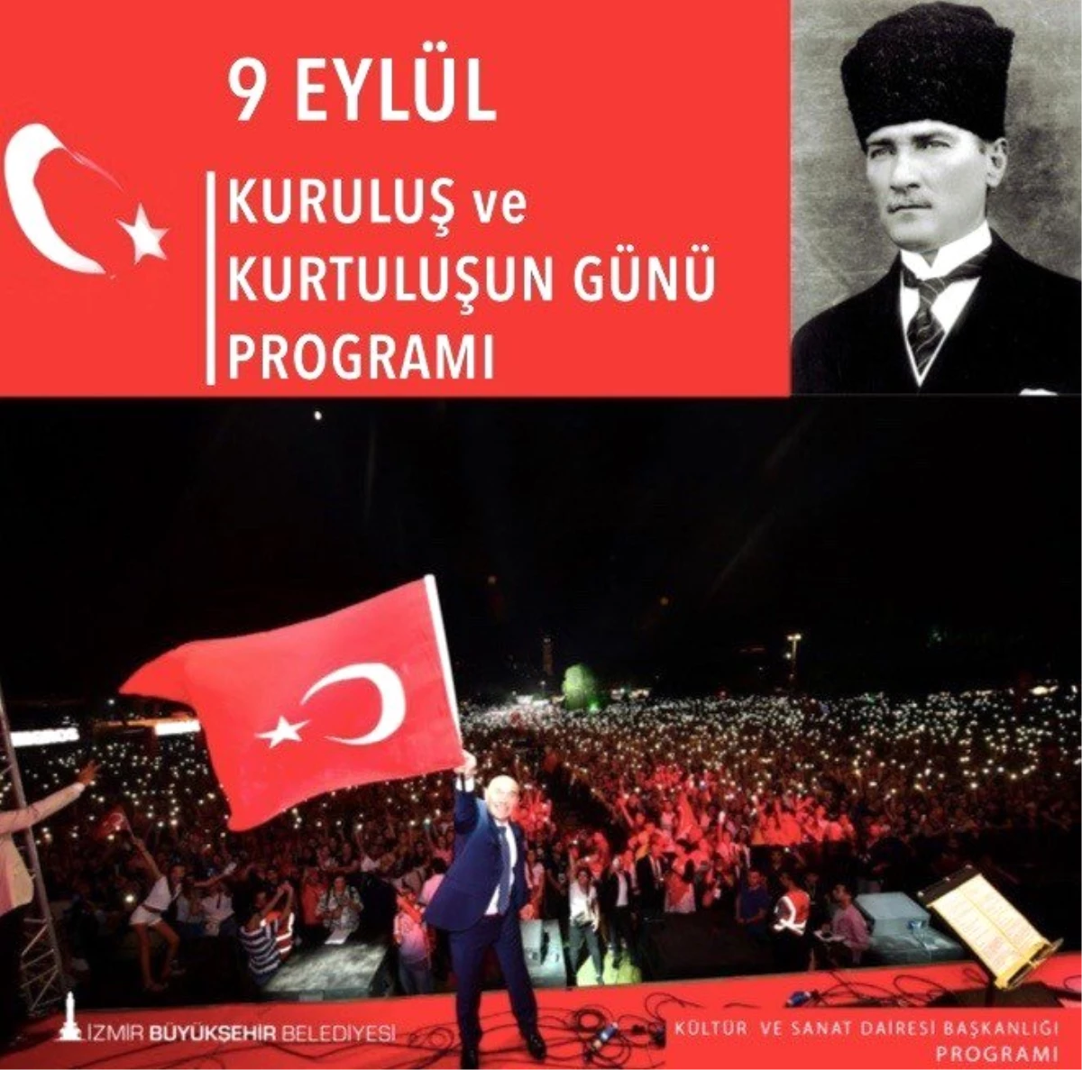 İzmir\'de coşkulu 9 Eylül programı