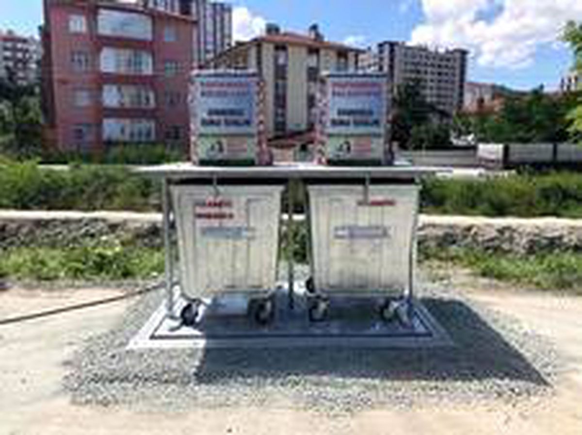 Kastamonu\'da çöp konteynerleri yer altına alınıyor