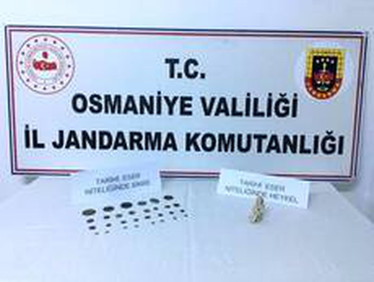 Osmaniye\'de tarihi eser operasyonu